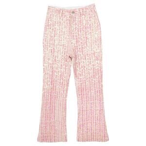 Stella 88 Big Girls Sequin Tweed Flare Pants Large (12-14) NWT